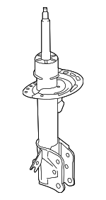F2GZ18124AE Front Left Suspension Strut Edg Dt Ford Aftermarket
