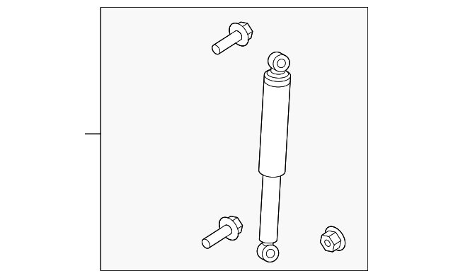 68552764AA Front Shock Mopar Genuine