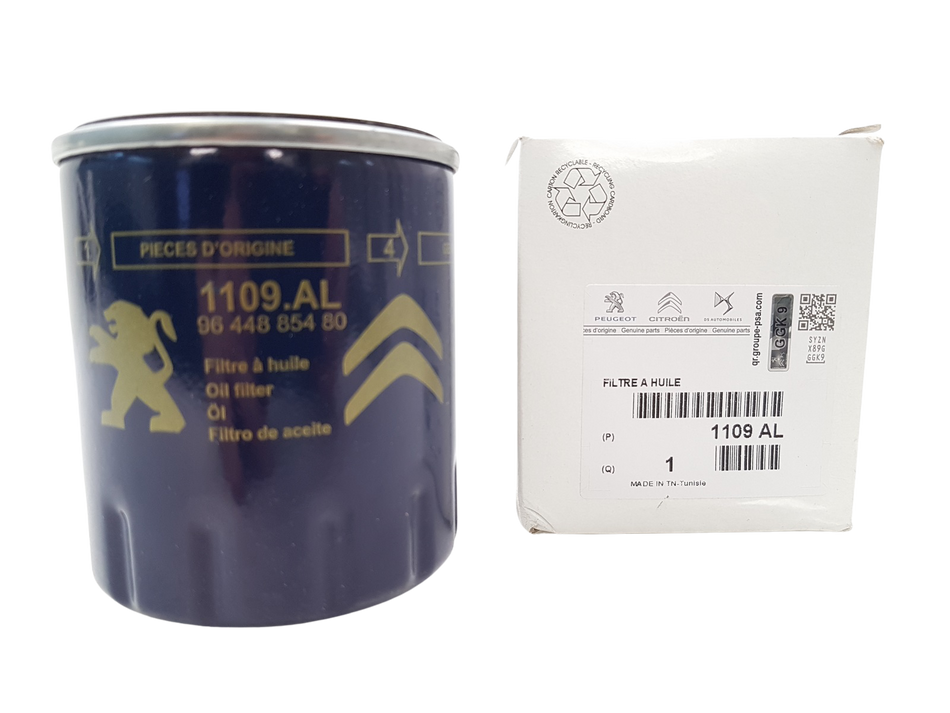 1109 AL Oil Filter Peugeot Genuine