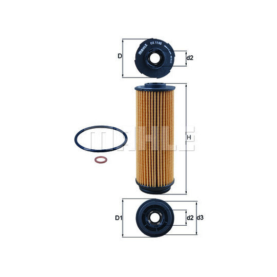 04152WAA03 Oil Filter Toyota Genuine