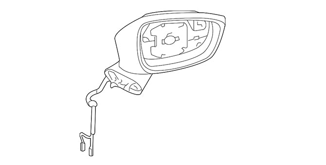 84642908 Right Side Mirror GM GM Genuine