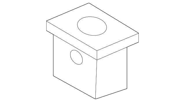 LR007399 Auxiliary Radiator Lower Insulator Land Rover Genuine