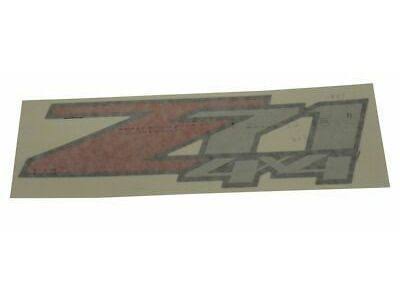 25798300 Side Rear Pickup Box Sticker GM GM Genuine
