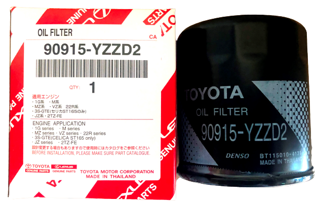 90915YZZD2 Oil Filter Toyota Genuine
