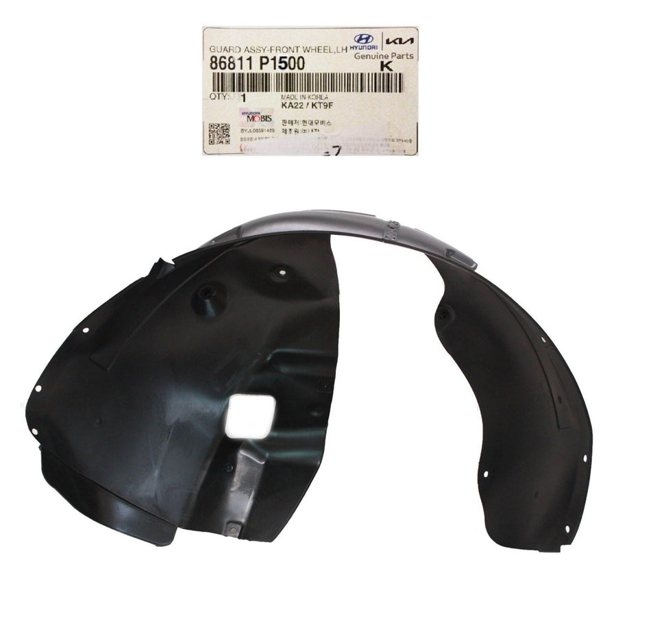 86811F1500 Front LH Fender Inner Liner KIA Aftermarket