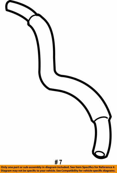 4434833250 Reservoir to Pump Hose Toyota Genuine