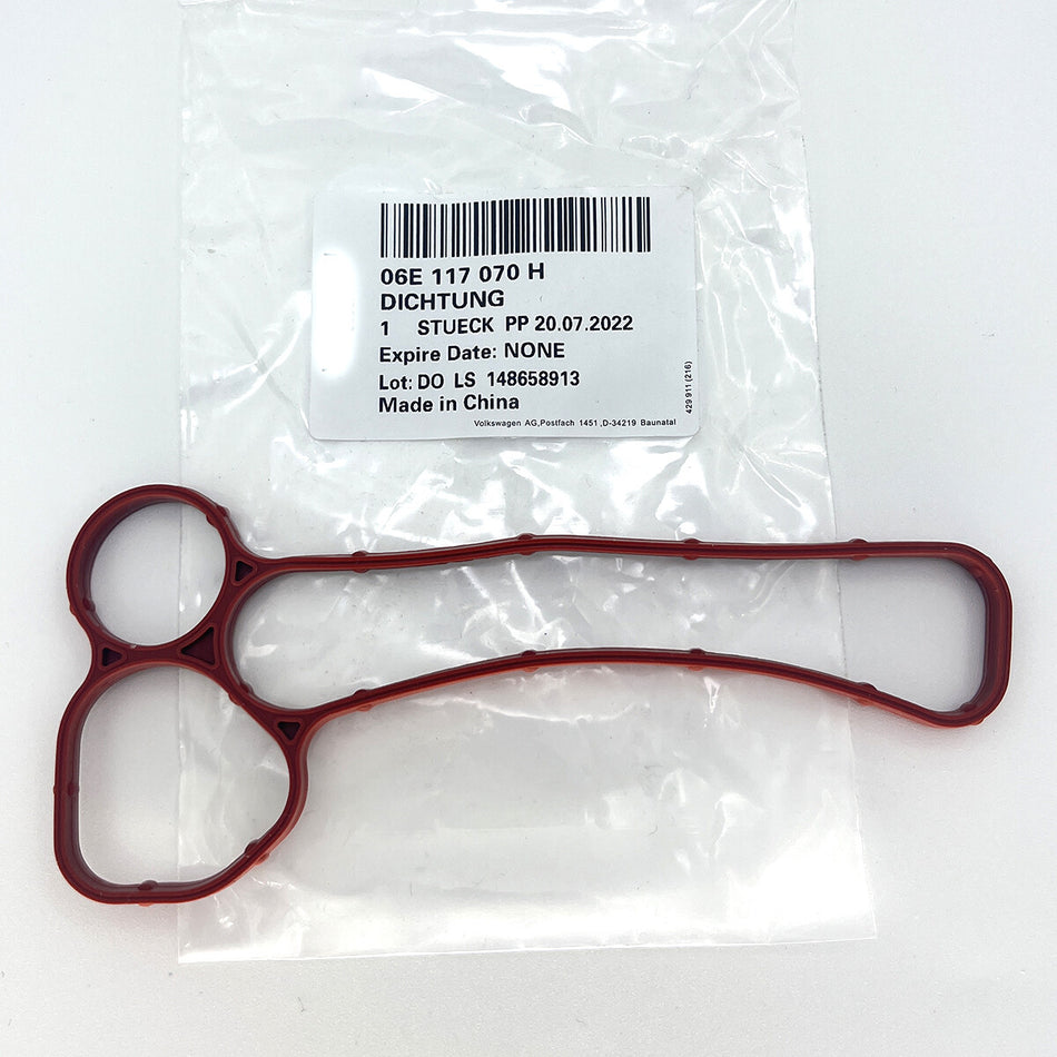 06E117070H Gasket Oil Cooler Audi Genuine