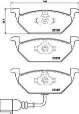 1855307 Brake Pad- Front Fiesta Bsg Map Dt Pks Ford Aftermarket