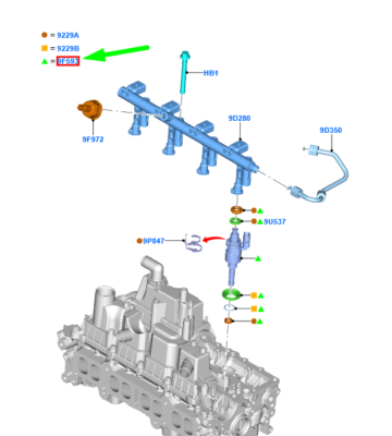 2012908 Injector Assembly Ford Genuine