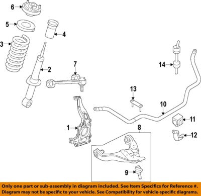 JL1Z18124F Shock Absorber Assembly Ford Aftermarket