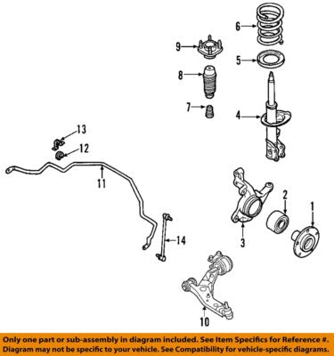 9T4Z18183A Front Shock Mount Ford Aftermarket