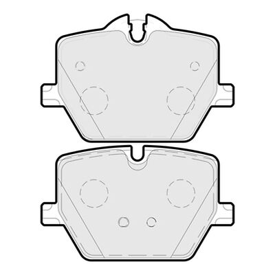 04466WAA03 Rear Brake Pad Toyota Genuine