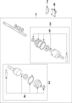C9241EL00B Outer Axle Boot Nissan Aftermarket