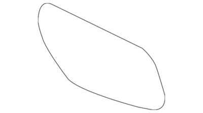 963654BA1A Mirror Glass RH Nissan Genuine
