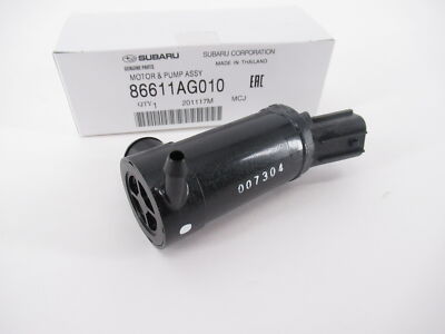 86611AG010 Wiper Washer Motor Front SUBARU Genuine