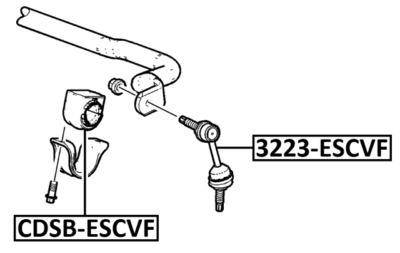 84739933 Front D-Bush GM Genuine
