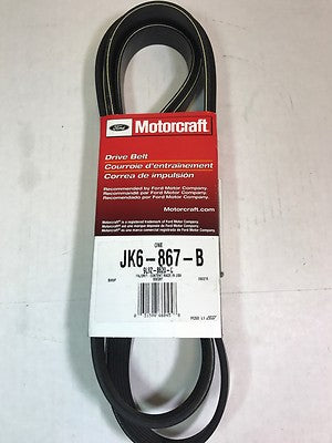 9L8Z8620C Serpentine Belt Motorcraft Ford Genuine