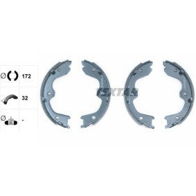 440608J00K Rear Brake Shoe Nissan Genuine